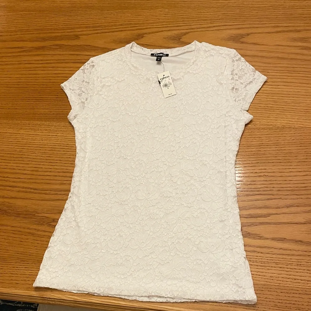 Express Lace Top - Picture 1 of 7